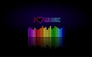 I Love Music Wallpaper Image
